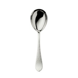 Robbe & Berking, Martelé cutlery, sterling silver, Compote/salad serving spoon, large