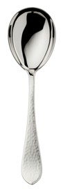 Robbe & Berking, Martelé cutlery, sterling silver, Compote/salad serving spoon, large