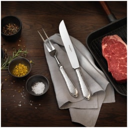 Robbe & Berking, Martelé cutlery, sterling silver, Steak knife