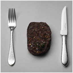 Robbe & Berking, Martelé cutlery, sterling silver, Steak knife