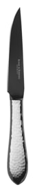 Robbe & Berking, Martelé cutlery, sterling silver, Steak knife frozen black