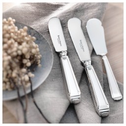 Robbe & Berking, Art Deco cutlery, sterling silver, Butter spreader