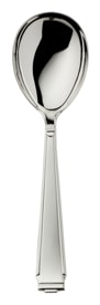 Robbe & Berking, Art Deco cutlery, sterling silver, Compote/salad serving spoon, large