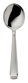 Robbe & Berking, Art Deco cutlery, sterling silver, Cream spoon (broth spoon)