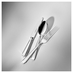 Robbe & Berking, Art Deco cutlery, Silver plated, Meat fork, small