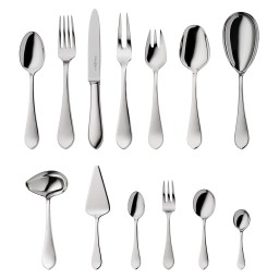 Robbe & Berking, Eclipse cutlery, Silver plated, 69-piece set