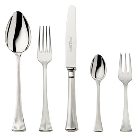 Robbe & Berking, Avenue cutlery, Silver plated, 30-piece set