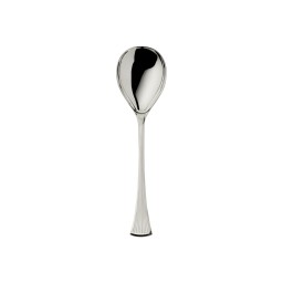 Robbe & Berking, Avenue cutlery, sterling silver, Compote/salad serving spoon, large