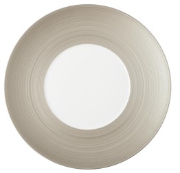 J.L Coquet, Hémisphère Grey Metallic, 29cm plate