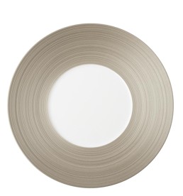 J.L Coquet, Hémisphère Grey Metallic, Dinner plate