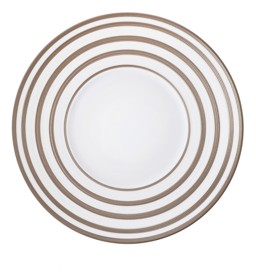 J.L Coquet, Hémisphère Grey Metallic, Dinner plate