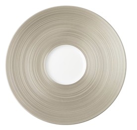 J.L Coquet, Hémisphère Grey Metallic, Serving plate