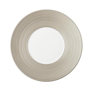 J.L Coquet, Hémisphère Grey Metallic, Bread and butter plate