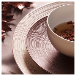 J.L Coquet, Hémisphère Grey Metallic, Salad bowl, small