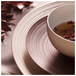 J.L Coquet, Hémisphère Grey Metallic, Salad bowl, large