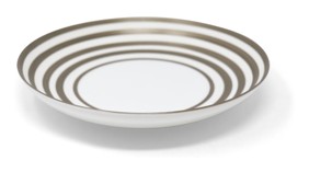 J.L Coquet, Hémisphère Grey Metallic, Pasta plate, medium