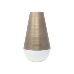 J.L Coquet, Hémisphère Grey Metallic, Vase large
