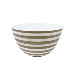 J.L Coquet, Hémisphère Grey Metallic, Salad serving bowl medium