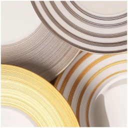 J.L Coquet, Hémisphère Grey Metallic, Salad serving bowl medium