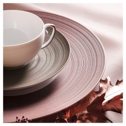 J.L Coquet, Hémisphère Grey Metallic, Coffee saucer