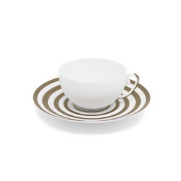 J.L Coquet, Hémisphère Grey Metallic, Tea cup