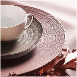 J.L Coquet, Hémisphère Grey Metallic, Cappucino saucer