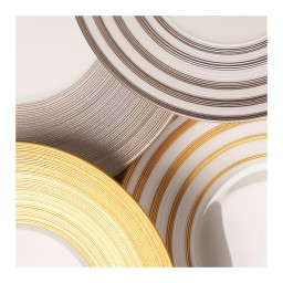 J.L Coquet, Hémisphère Grey Metallic, Rice bowl