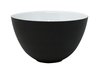 J.L Coquet, Hémisphère Black Bakelite, Salad serving bowl, medium