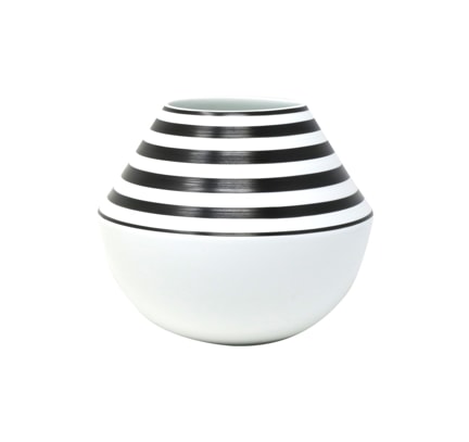 J.L Coquet, Hémisphère Black Bakelite, Vase, small