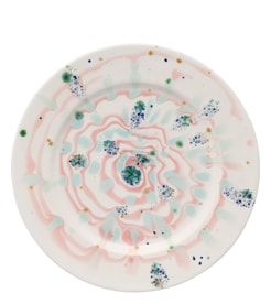 Coralla Maiuri, Winter, Dinner plate with rim, spiral