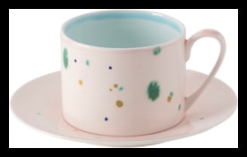 Coralla Maiuri, Winter, Teacup and saucer, straight