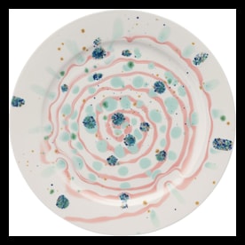 Coralla Maiuri, Winter, Presentation plate with rim