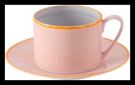 Coralla Maiuri, Gray, Coffee cup and saucer, straight