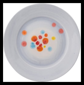 Coralla Maiuri, Gray, Bread and butter plate with rim