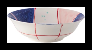 Coralla Maiuri, Tartan, Salad bowl, large