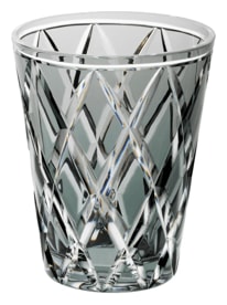 Cristallerie de Montbronn, Harlequin, Tumbler, grey