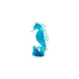 Daum, Maya sculptures, Small Blue Seahorse
