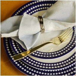 L'Objet, Perlée bleu, Presentation plate