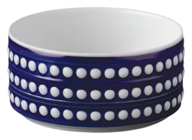 L'Objet, Perlée bleu, Deep bowl, small