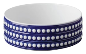 L'Objet, Perlée bleu, Deep bowl, medium