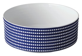L'Objet, Perlée bleu, Deep bowl, large