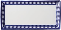 L'Objet, Perlée bleu, Rectangular platter