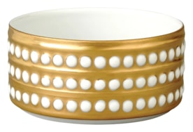 L'Objet, Perlée gold, Deep bowl, small