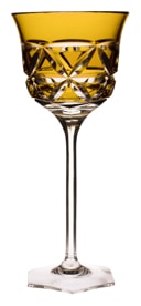 Cristallerie de Montbronn, Rome, Wine glass, amber