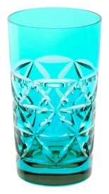 Cristallerie de Montbronn, Rome, Highball tumbler, azure