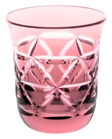Cristallerie de Montbronn, Rome, Small tumbler, pink