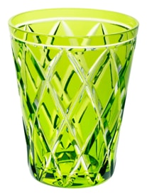 Cristallerie de Montbronn, Harlequin, Tumbler, pastel green