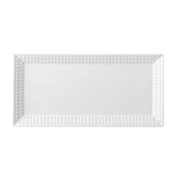 L'Objet, Perlée white, Rectangular platter