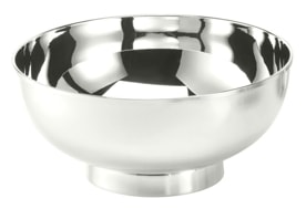 Schiavon, Essentia bar accessories, silver plated, Round bowl with base