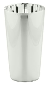 Schiavon, Essentia bar accessories, silver plated, Cone-shaped glass